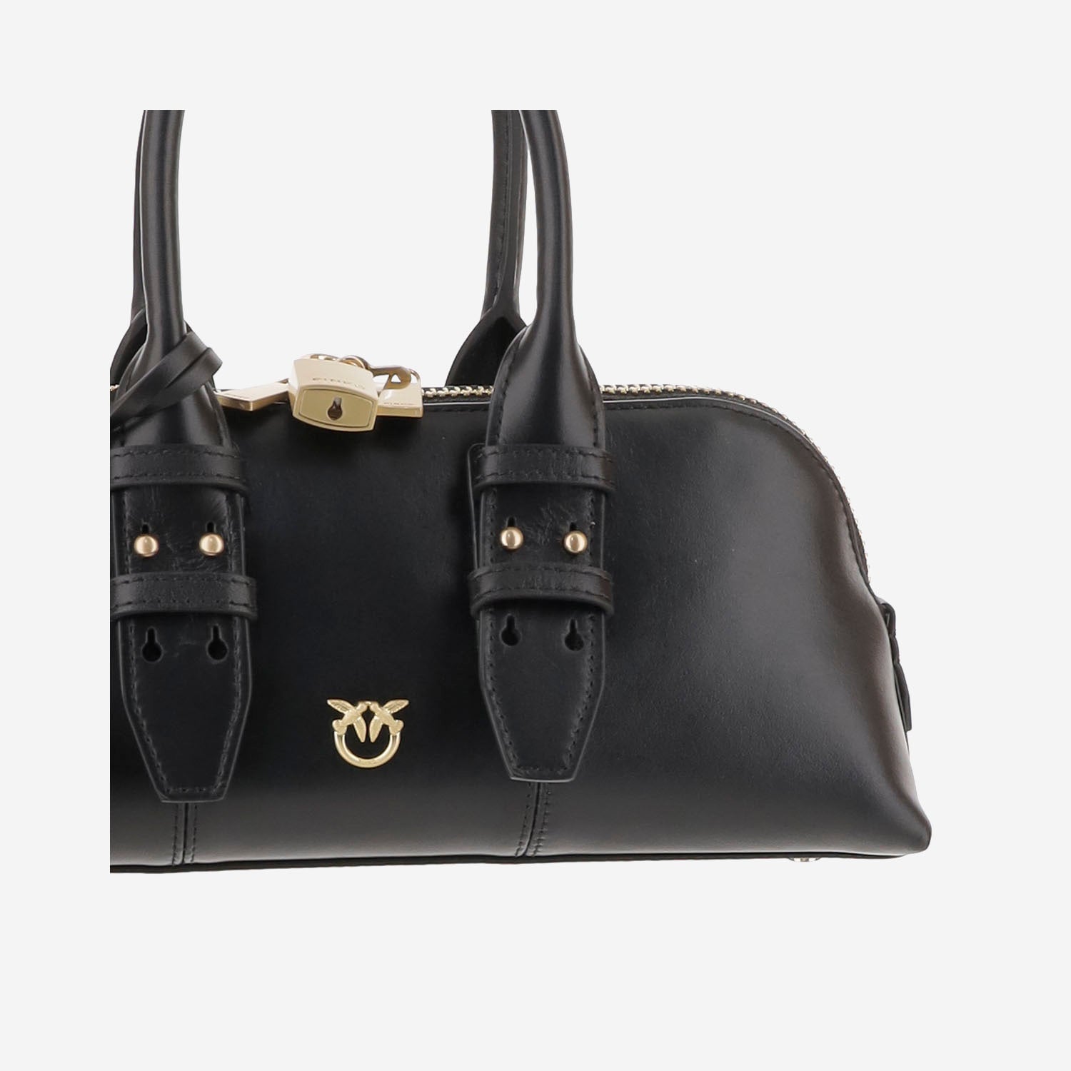 Borsa bowling Escape Horizontal in pelle 105334 A0QOZ99Q PINKO 