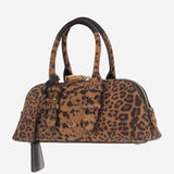 Borsa bowling Escape Horizontal in pelle scamosciata 105334 A32AM35Q PINKO 
