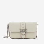 BORSA LOVE ONE IN PELLE CON LOGO 105353 A0QOZ14O PINKO 