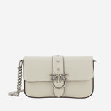 BORSA LOVE ONE IN PELLE CON LOGO 105353 A0QOZ14O PINKO 