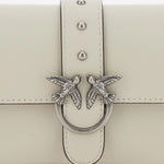 BORSA LOVE ONE IN PELLE CON LOGO 105353 A0QOZ14O PINKO 