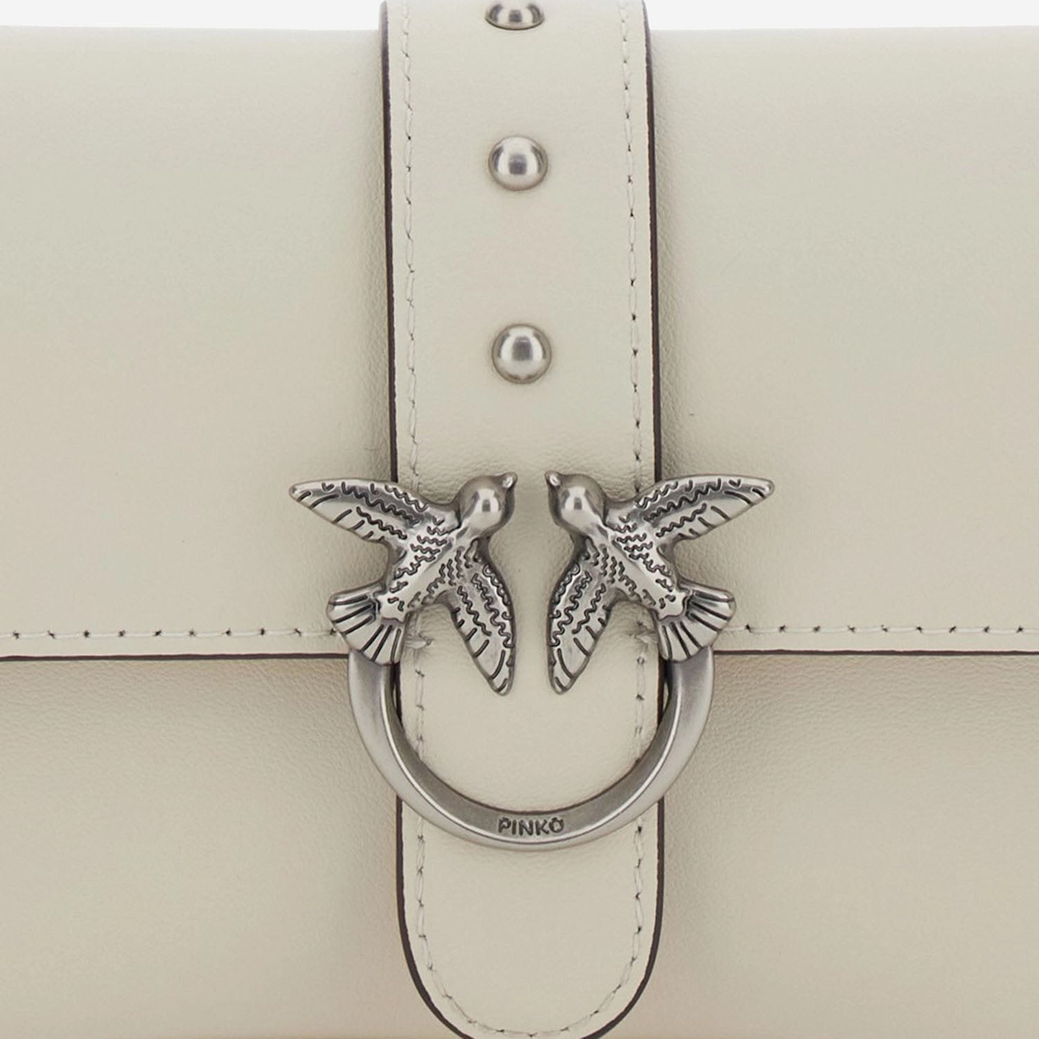 BORSA LOVE ONE IN PELLE CON LOGO 105353 A0QOZ14O PINKO 