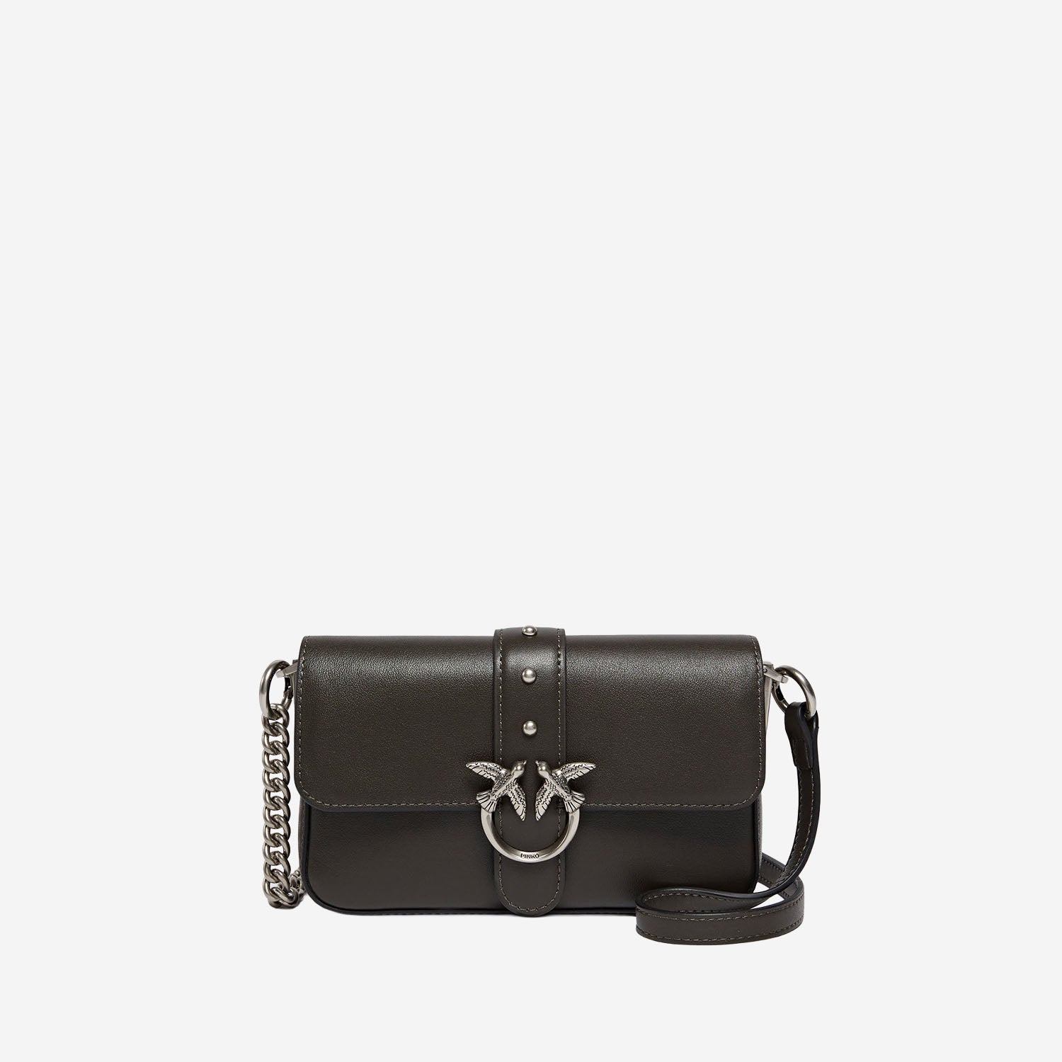 BORSA LOVE ONE IN PELLE CON LOGO 105353 A0QOZ99O PINKO 