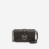 BORSA LOVE ONE IN PELLE CON LOGO 105353 A0QOZ99O PINKO 