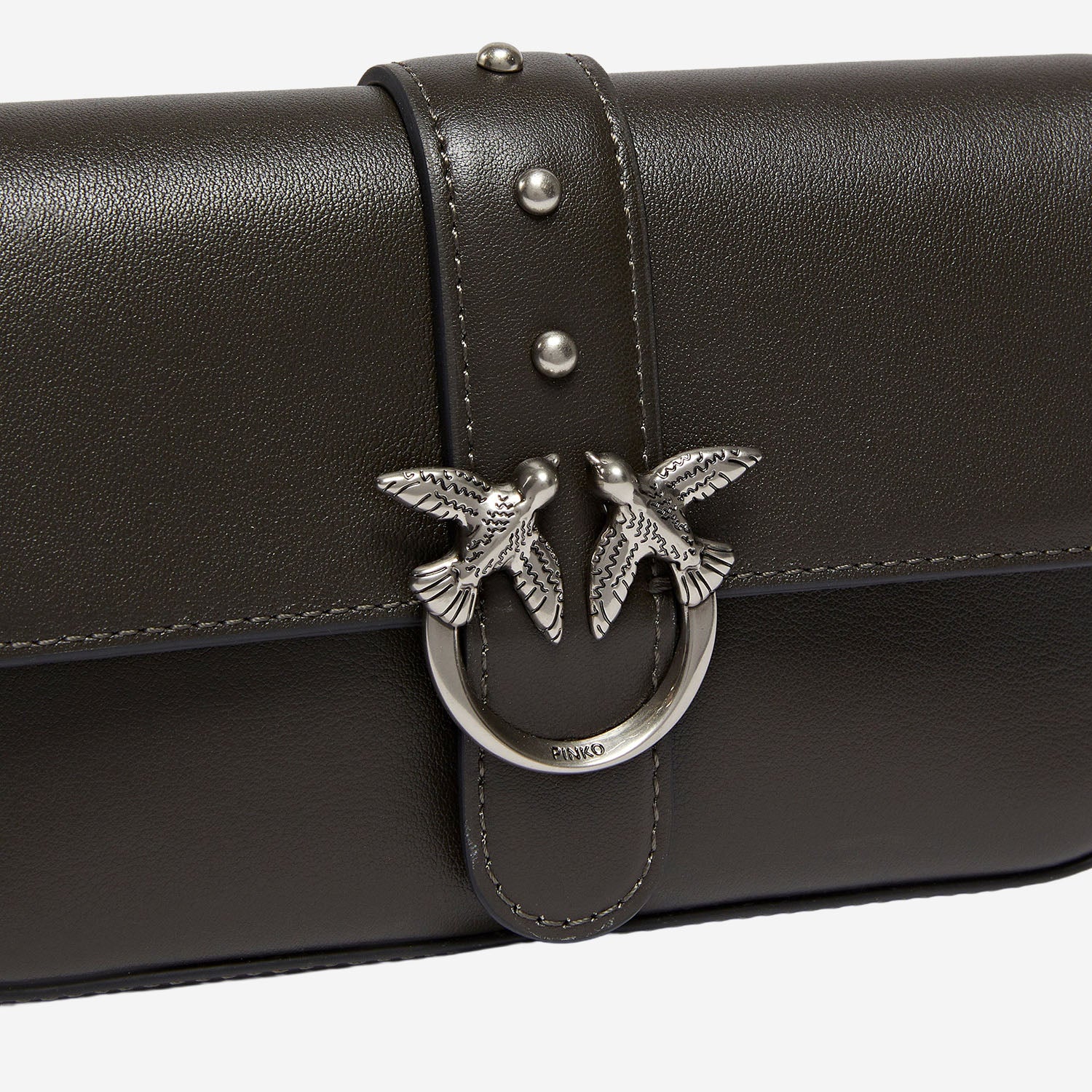 BORSA LOVE ONE IN PELLE CON LOGO 105353 A0QOZ99O PINKO 