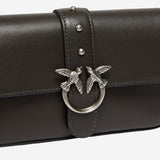 BORSA LOVE ONE IN PELLE CON LOGO 105353 A0QOZ99O PINKO 