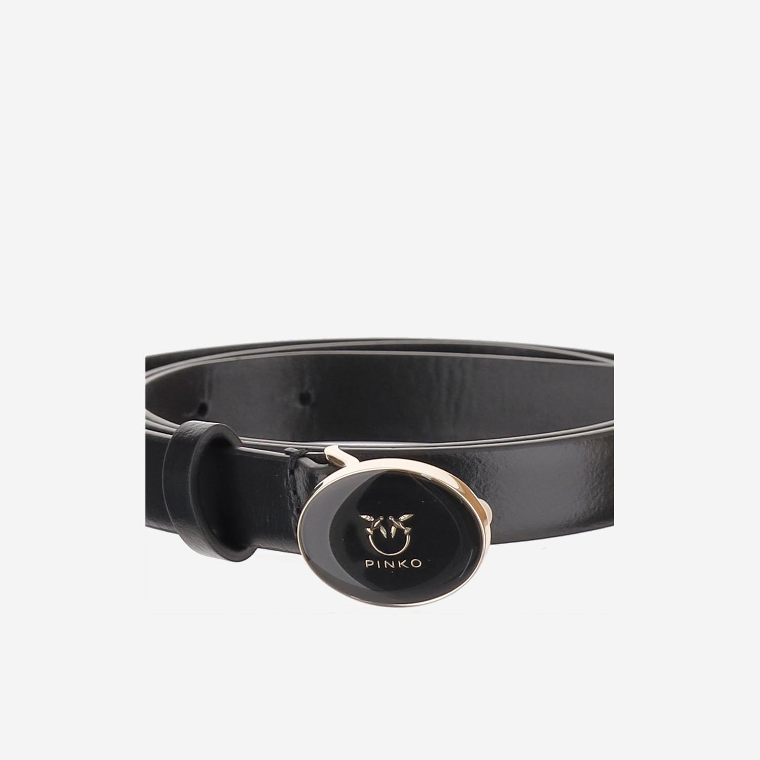 CINTURA IN PELLE CON LOGO 105466 A2QLZ99L PINKO 
