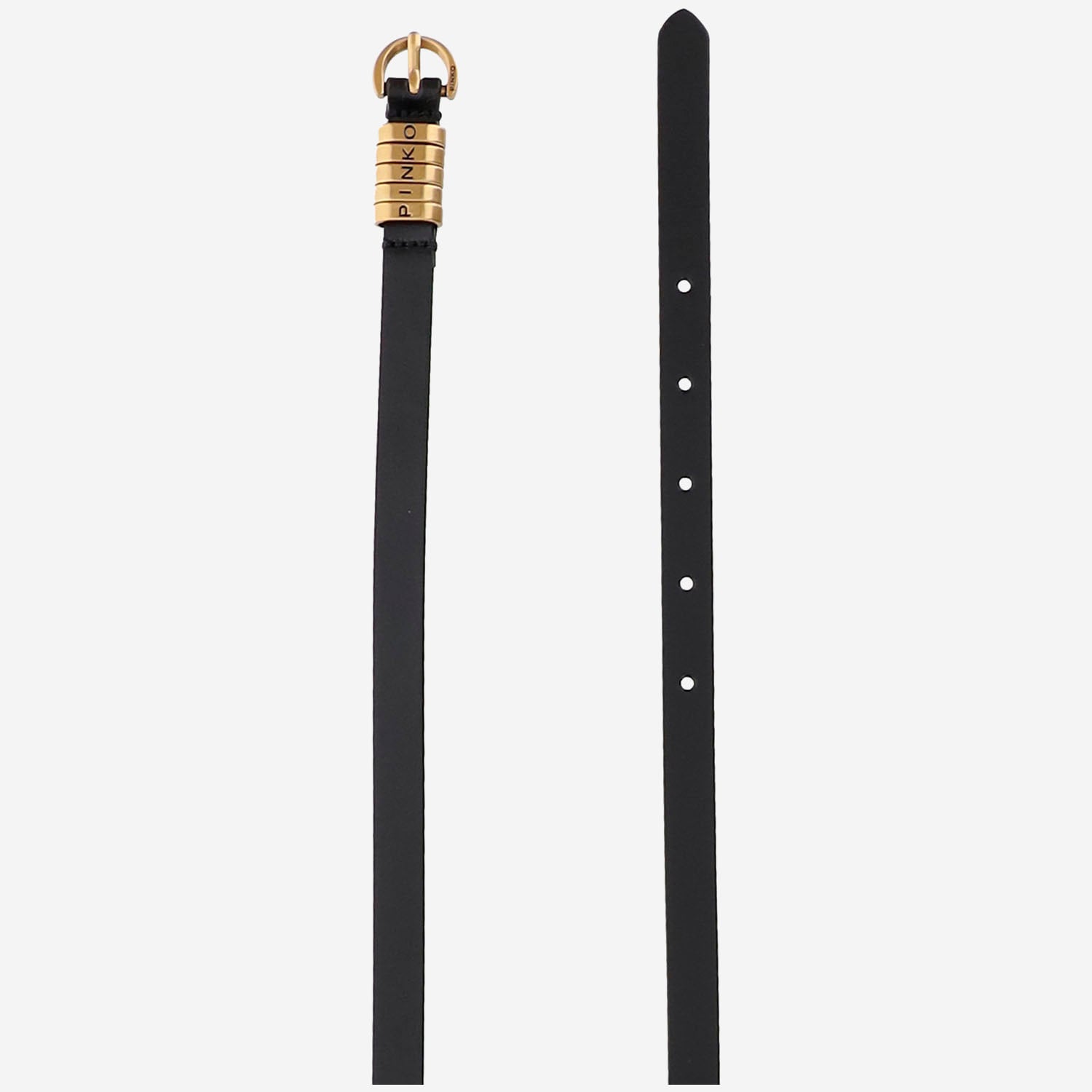 CINTURA IN PELLE CON LOGO 105479 A1ACZ99Q PINKO 