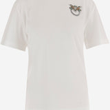T-SHIRT Strepitoso IN COTONE 105526 A33FZ05 PINKO 