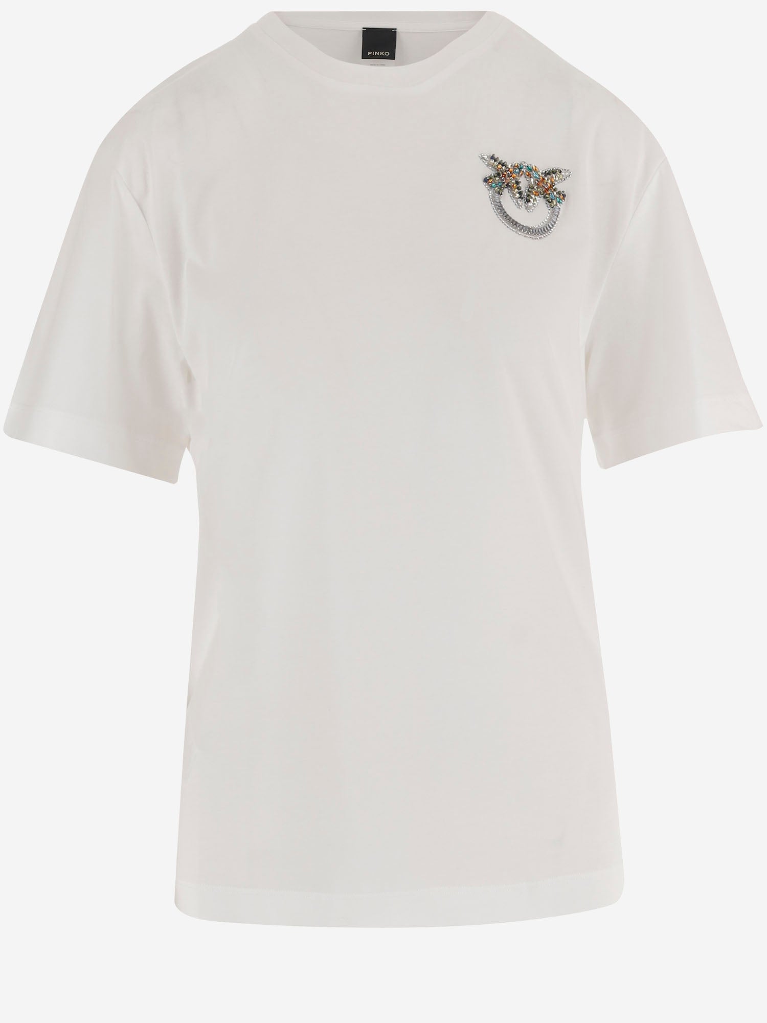 T-SHIRT Strepitoso IN COTONE 105526 A33FZ05 PINKO 