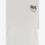 T-SHIRT Strepitoso IN COTONE 105526 A33FZ05 PINKO 