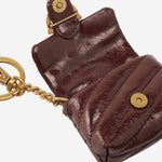 CUSTODIA AIRPODS LOVE BAG PUFF IN PELLE LUCIDA 105869 A37OR49Q PINKO 