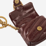 CUSTODIA AIRPODS LOVE BAG PUFF IN PELLE LUCIDA 105869 A37OR49Q PINKO 