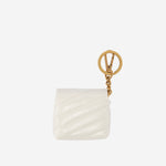 CUSTODIA AIRPODS LOVE BAG PUFF IN PELLE LUCIDA 105869 A37OZ14Q PINKO 