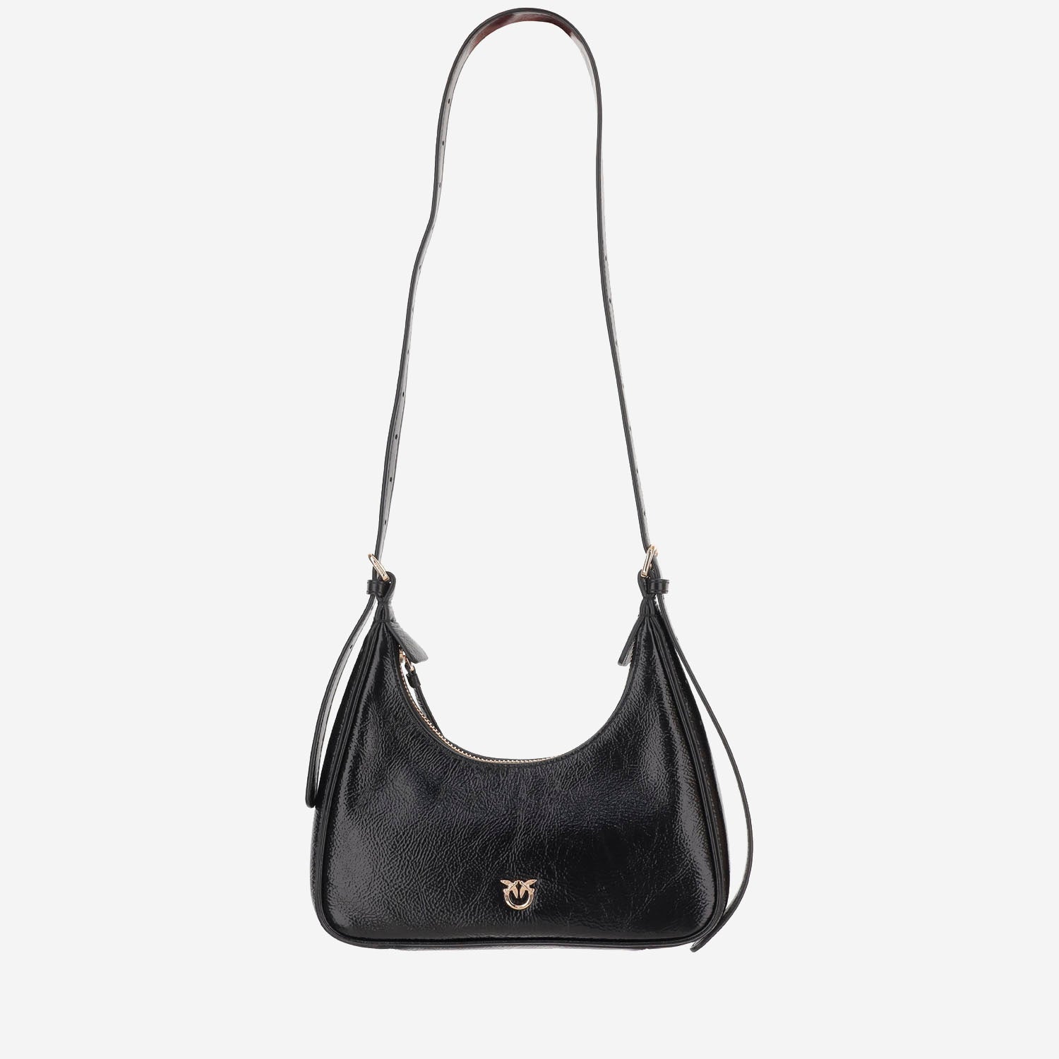 BORSA HOBO IN PELLE LUCIDA 105900 A315Z99Y PINKO 