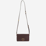 BORSA IN PELLE CON LOGO 106023 A0QOR49Q PINKO 