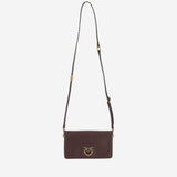 BORSA IN PELLE CON LOGO 106023 A0QOR49Q PINKO 