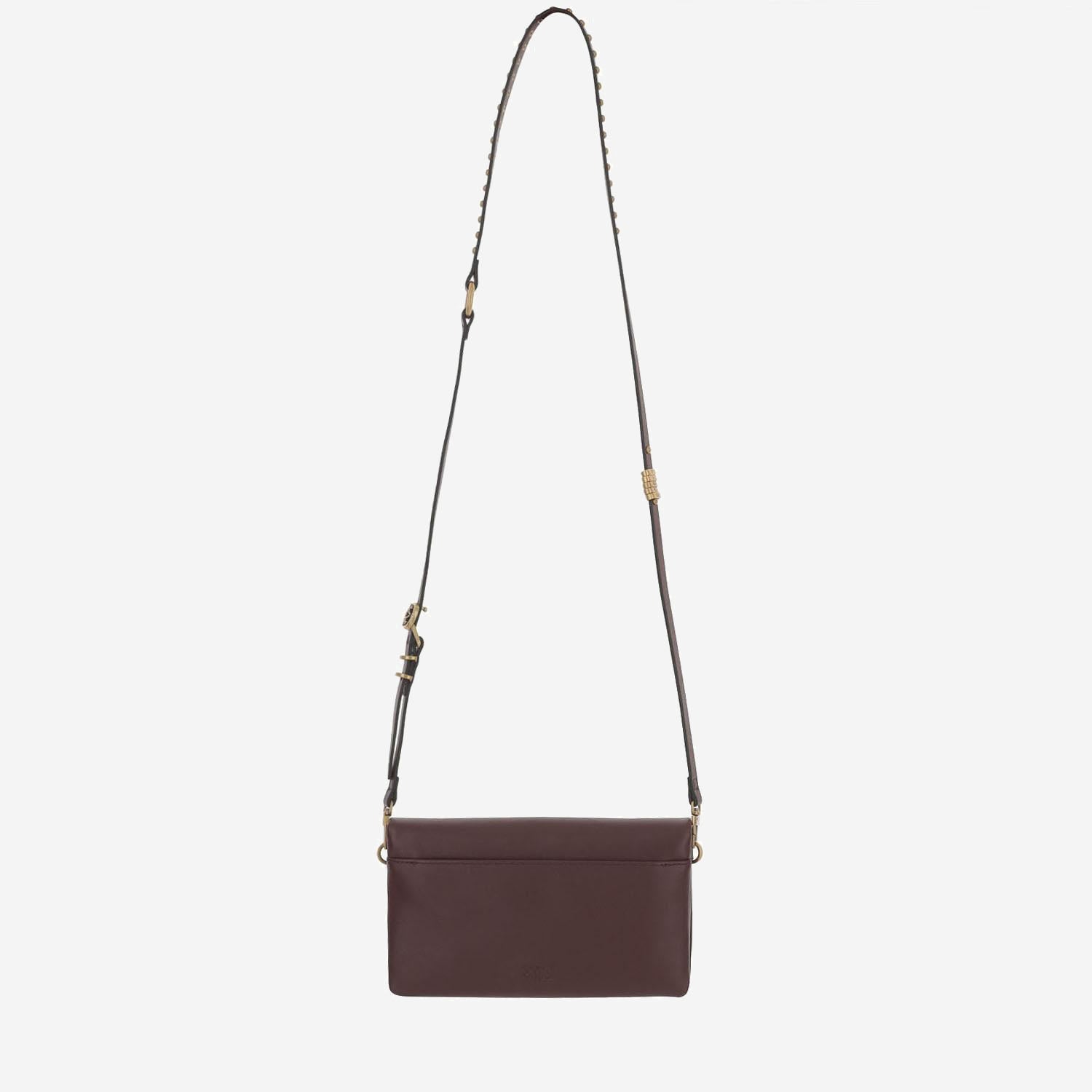 BORSA IN PELLE CON LOGO 106023 A0QOR49Q PINKO 