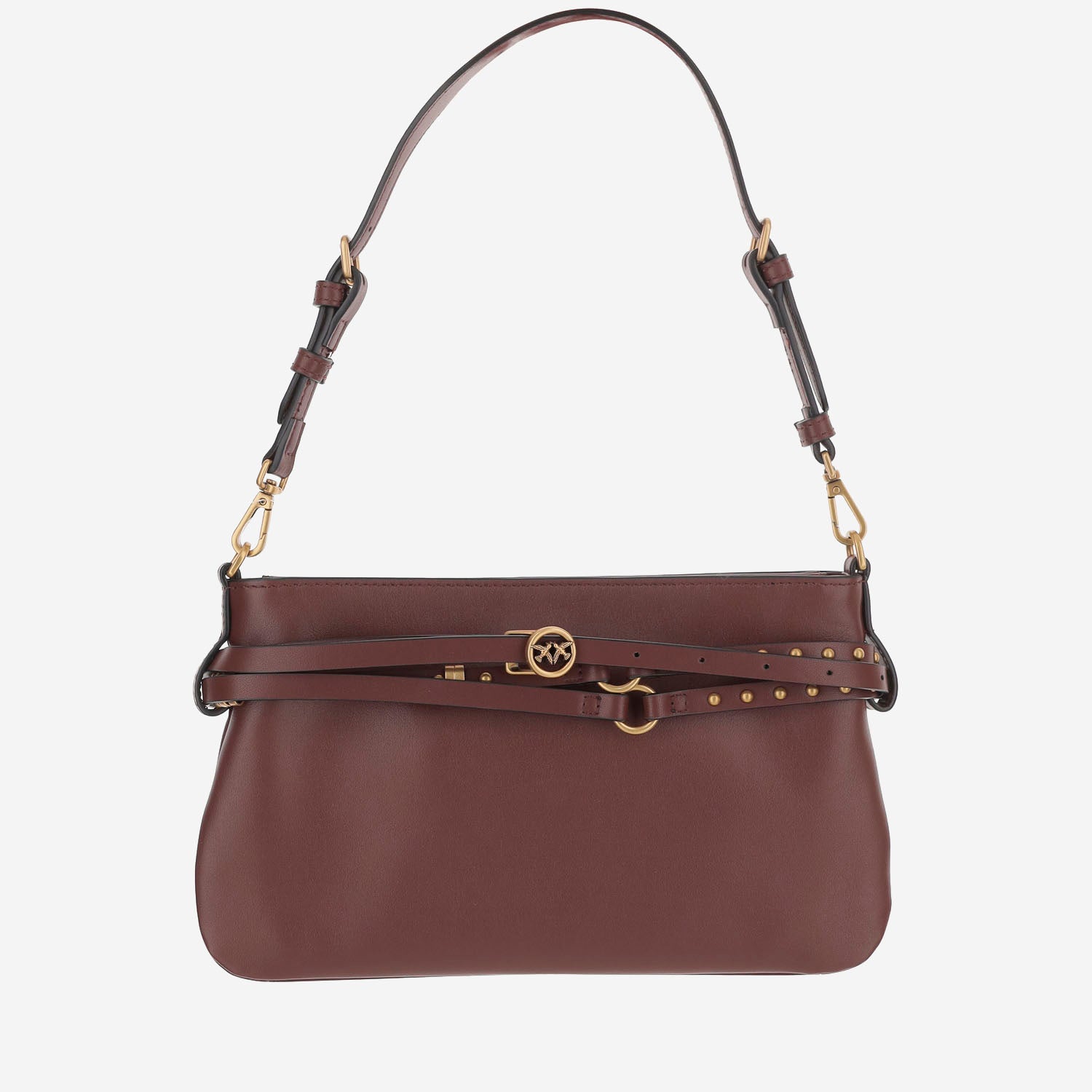 BORSA A SPALLA IN PELLE 106177 A0QOR49Q PINKO 
