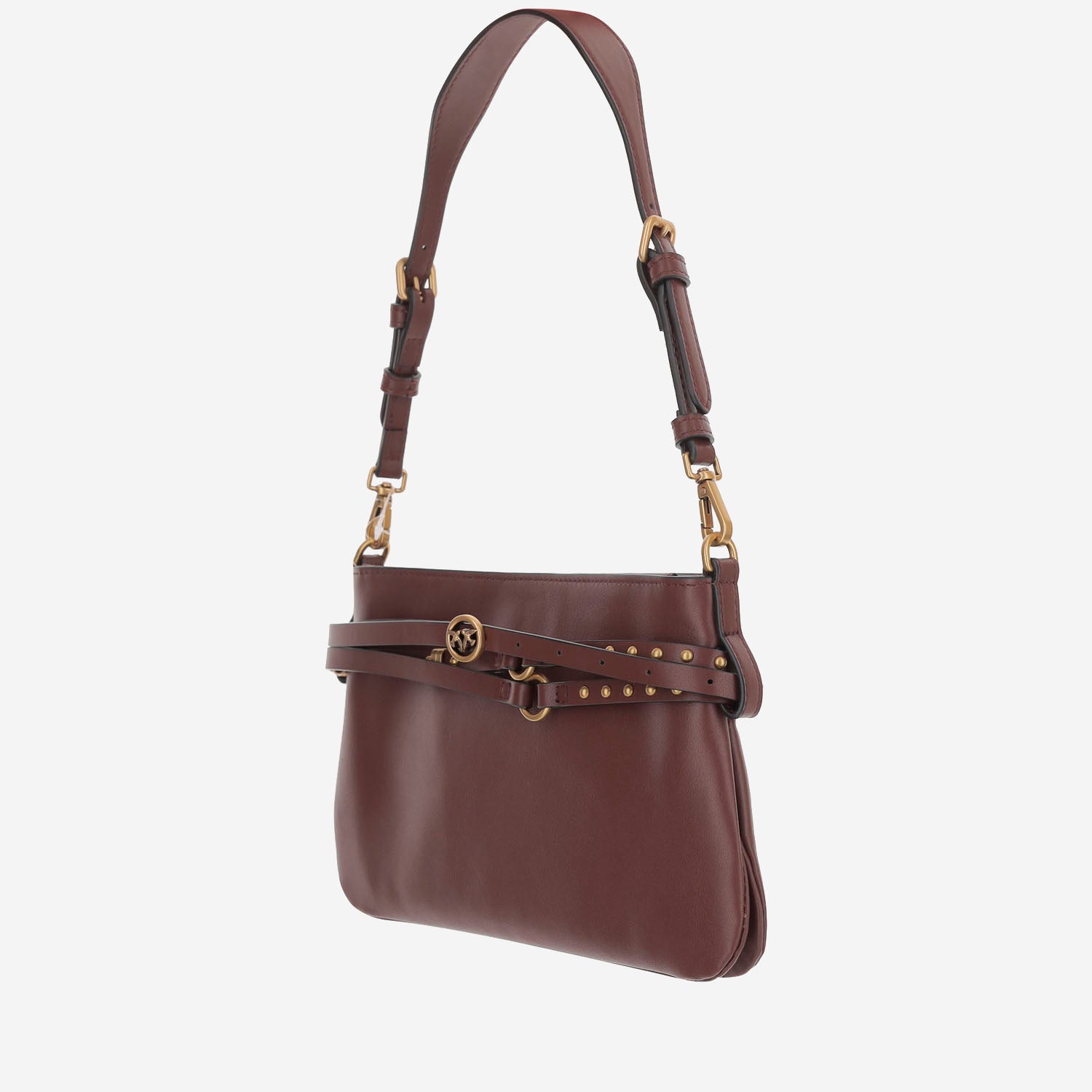 BORSA A SPALLA IN PELLE 106177 A0QOR49Q PINKO 