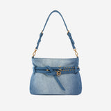 BORSA A SPALLA PICCOLA BELT BAG MINI IN DENIM 106177 A31GPJDQ PINKO 