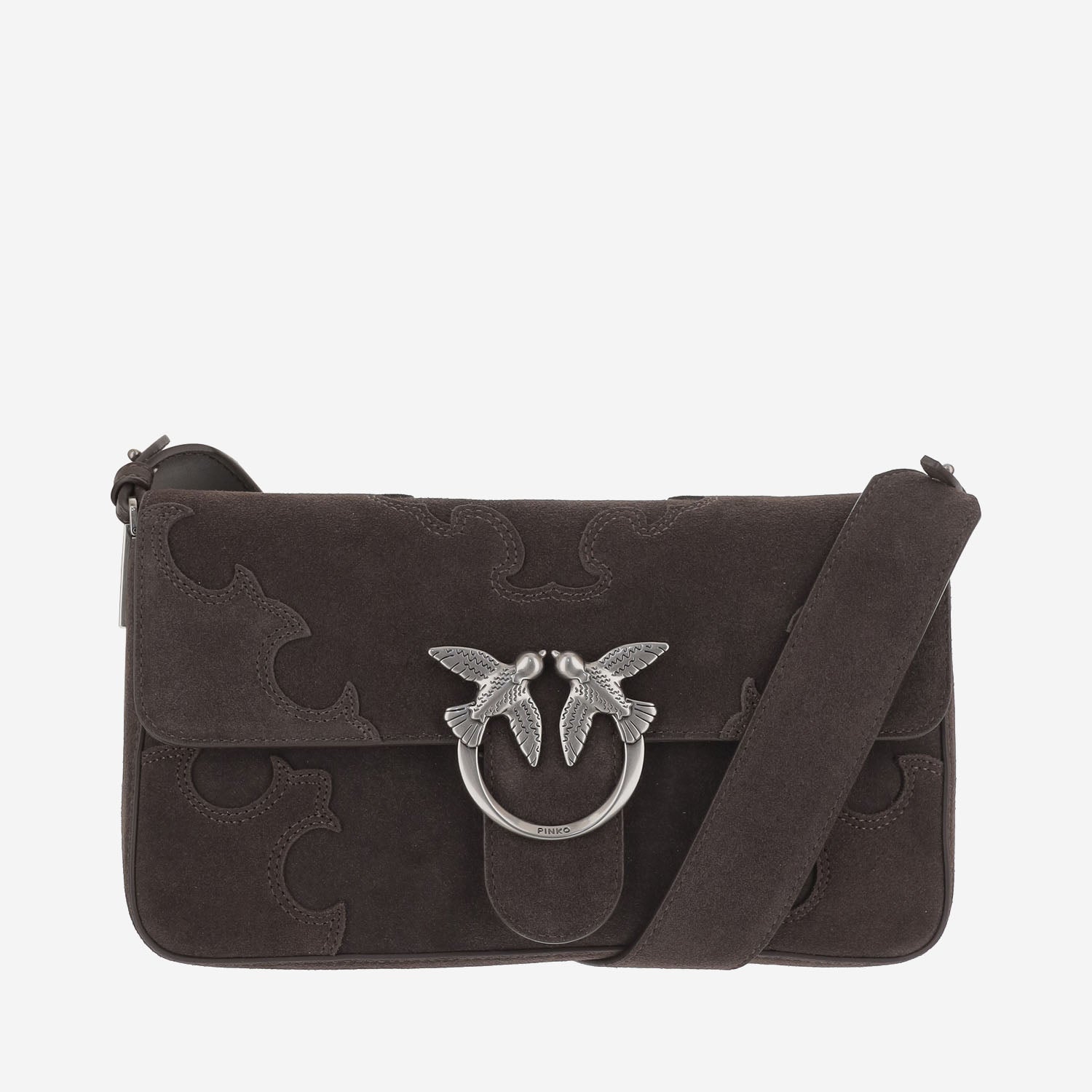 Borsa Love Bag One Slouchy in suede 106243 A0F6M11O PINKO 
