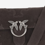 Borsa Love Bag One Slouchy in suede 106243 A0F6M11O PINKO 