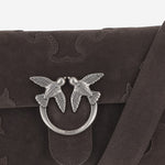 Borsa Love Bag One Slouchy in suede 106243 A0F6M11O PINKO 