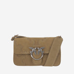 Borsa Love Bag One Slouchy in suede 106244 A0F6L22O PINKO 