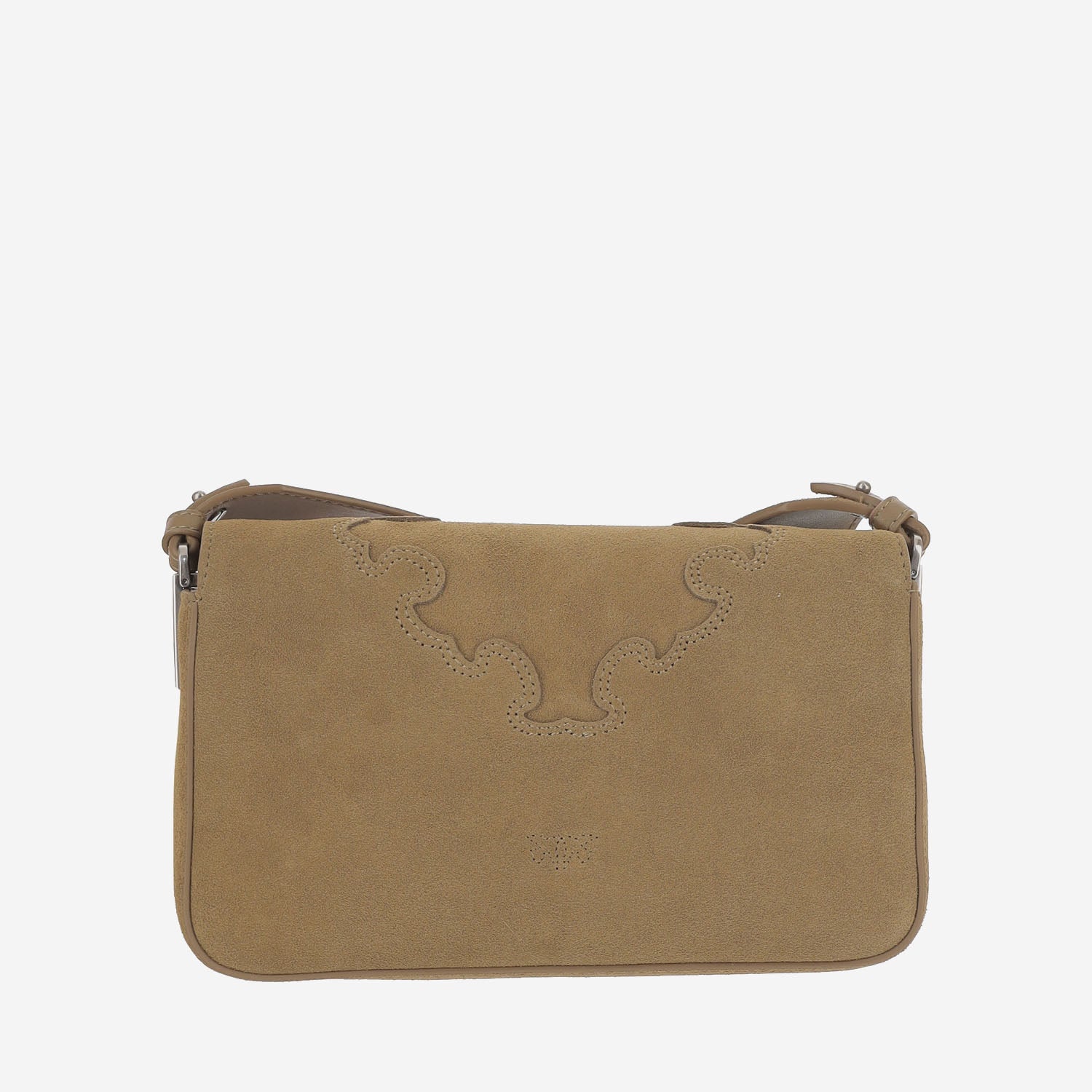 Borsa Love Bag One Slouchy in suede 106244 A0F6L22O PINKO 