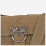 Borsa Love Bag One Slouchy in suede 106244 A0F6L22O PINKO 