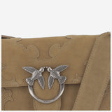 Borsa Love Bag One Slouchy in suede 106244 A0F6L22O PINKO 
