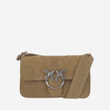 Borsa Love Bag One Slouchy in suede 106244 A0F6L22O PINKO 
