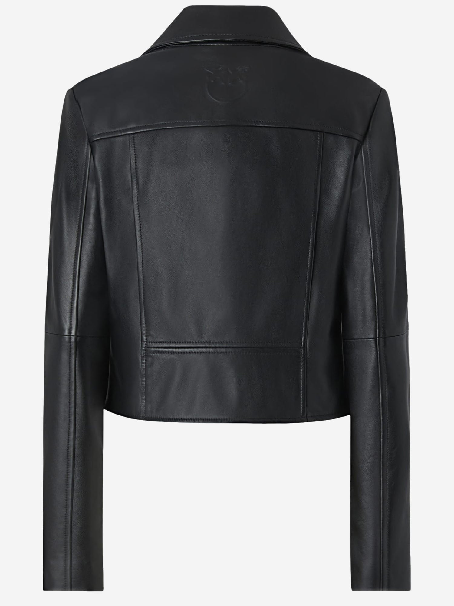 GIACCA CHIODO STILE BIKER IN NAPPA 106247 A32IZ99 PINKO 