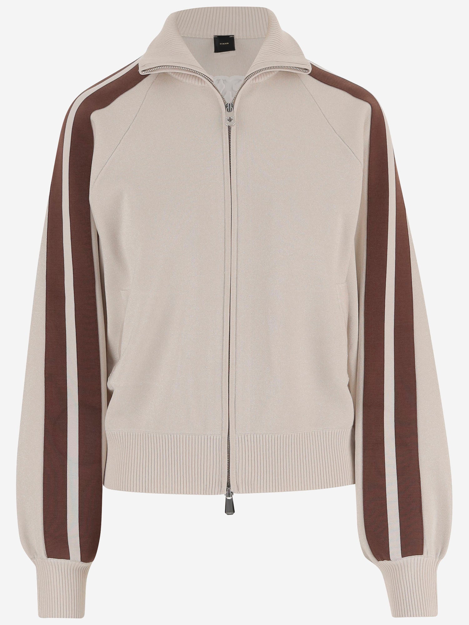 MAGLIA STAGIONE CON ZIP IN MISTO VISCOSA 106336 A34DC44 PINKO 