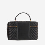 BORSA VANITY IN PELLE CON MOTIVO TRAPUNTATO 106348 A0GKZ99Q PINKO 