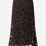 GONNA MIDI IN CROCHET GEOMETRICO IN MISTO VISCOSA 106353 A354M05 PINKO 