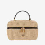 BORSA VANITY SOFT MINI IN RAFIA 106382 A391C24Q PINKO 