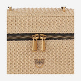 BORSA VANITY SOFT MINI IN RAFIA 106382 A391C24Q PINKO 