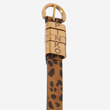 CINTURA IN PELLE SCAMOSCIATA CON LOGO 106406 A32AM35Q PINKO 
