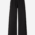 PANTALONI IN DENIM CON BANDA LATERALE IN PIZZO 106422 A33UZ99 PINKO 