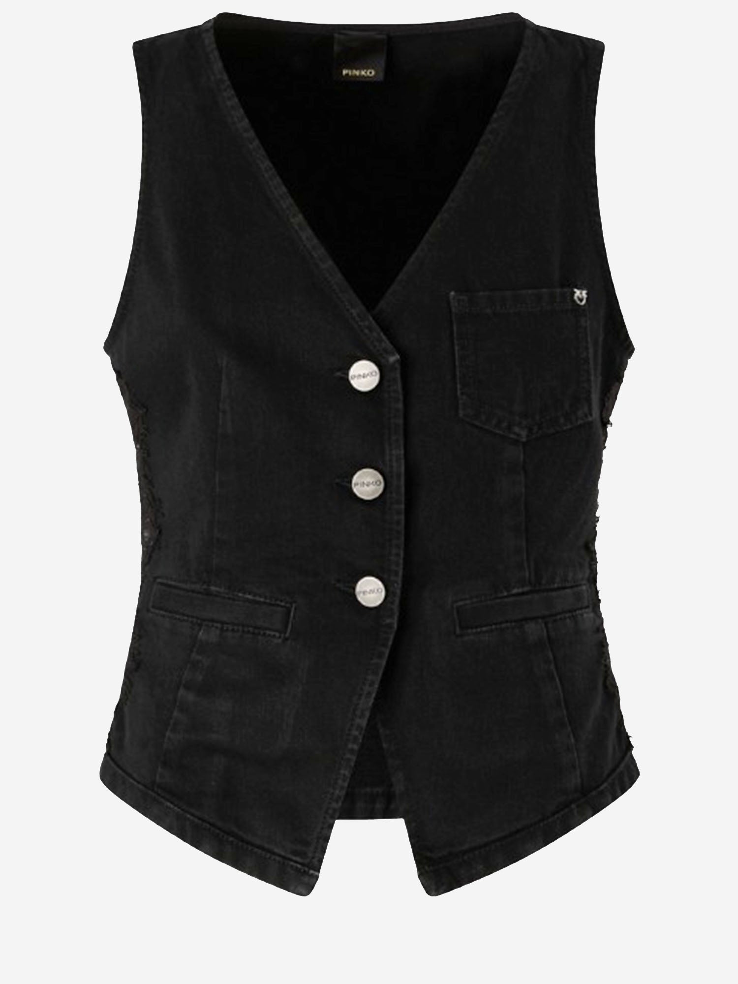 GILET IN COTONE 106424 A33VZ99 PINKO 