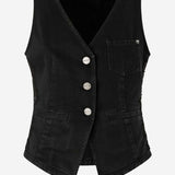 GILET IN COTONE 106424 A33VZ99 PINKO 