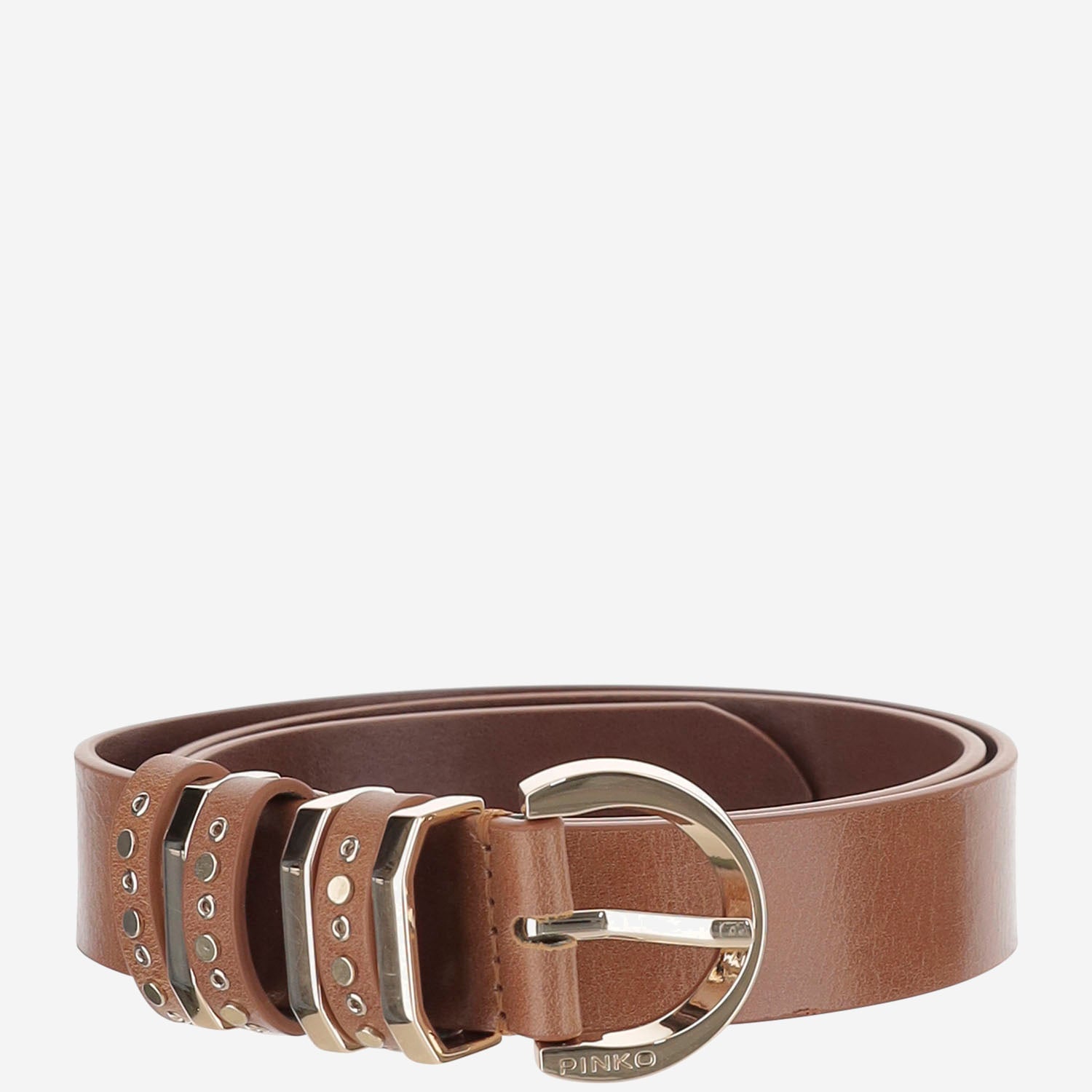 CINTURA IN PELLE CON BORCHIE 106426 A2QKL17L PINKO 