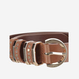 CINTURA IN PELLE CON BORCHIE 106426 A2QKL17L PINKO 