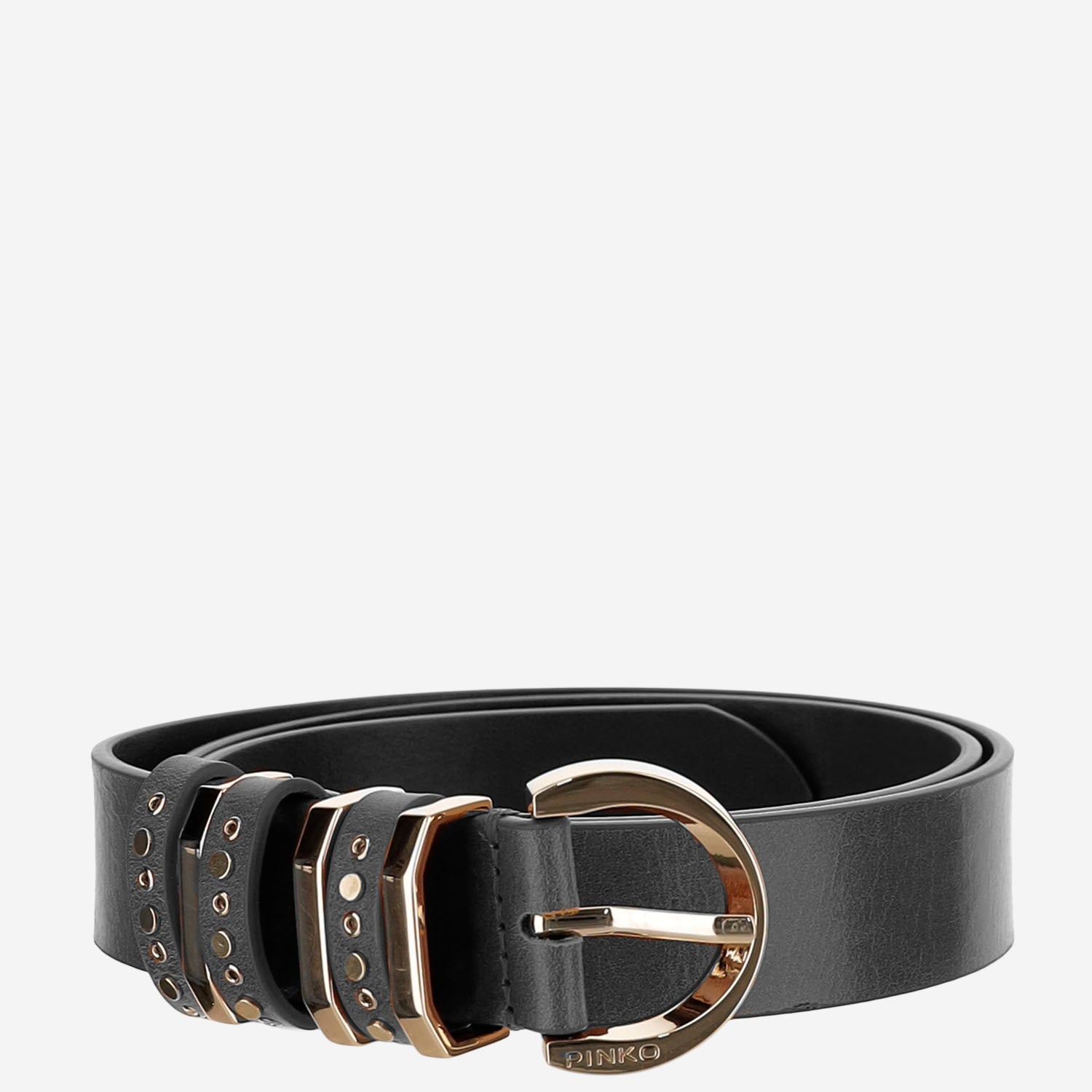 CINTURA IN PELLE CON BORCHIE 106426 A2QKZ99L PINKO 