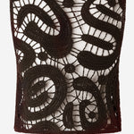 Top in crochet geometrico 106438 A354M05 PINKO 