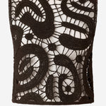 Top in crochet geometrico 106438 A354M05 PINKO 