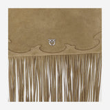Borsa Shopping in suede con frange 106666 A0F6L22O PINKO 