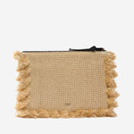 POCHETTE IN RAFIA CON LOGO 106718 A39YHZ3Q PINKO 